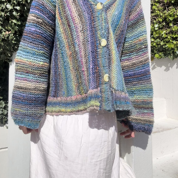 Wavy Cardi Knit Pattern