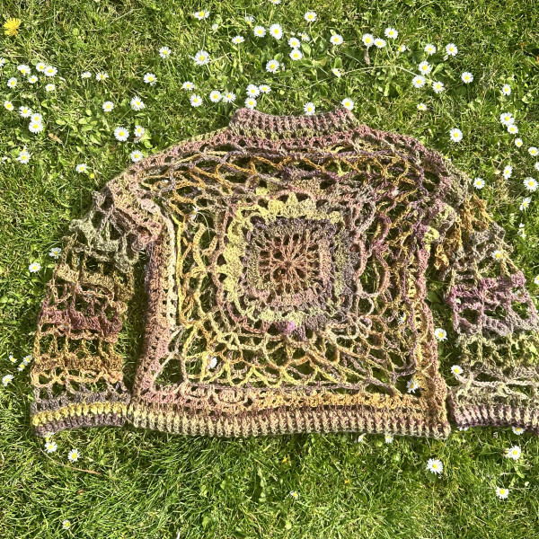 Merino Enchanted Net Sweater